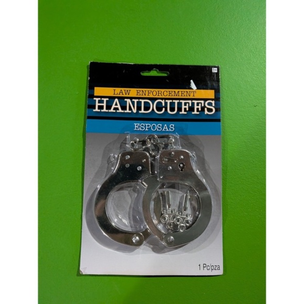 Handcuffs Adult Novelty Costume Accessory‎ Police Role Play Toy Cuffs Amscan